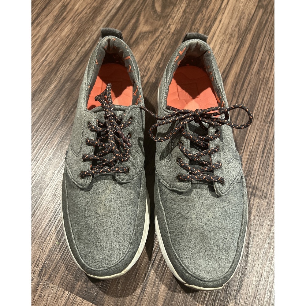 Reef Rover Low Casual Shoes Gray Red Women's Size 7.5 RF-008205